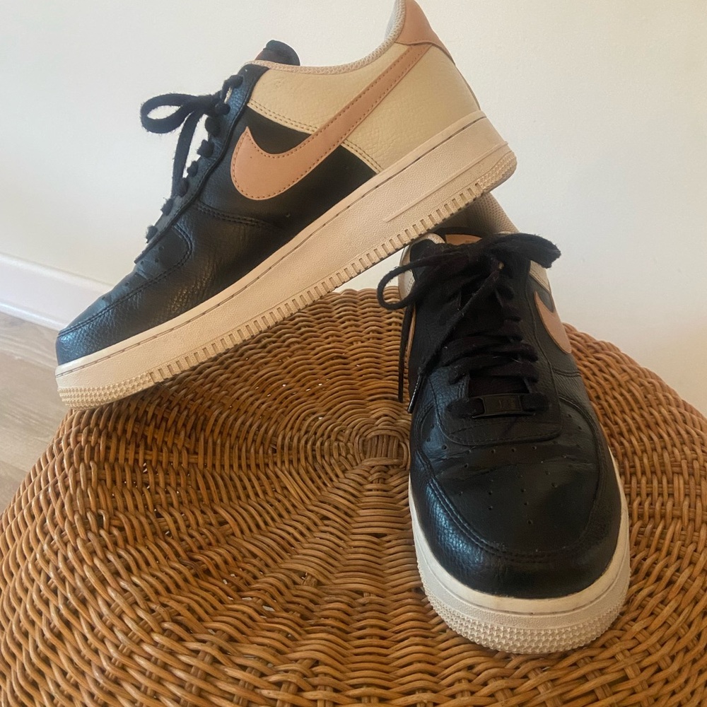 Black and Tan Sneakers